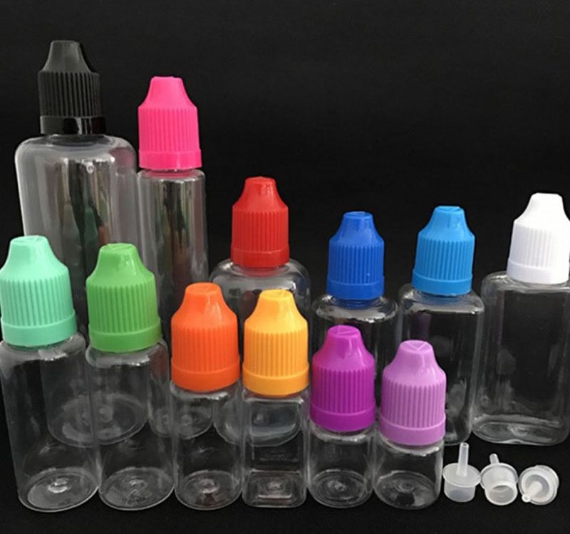 E-Juice Bottle PET Material with Pressure Cap 7