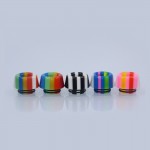 810 Thread Rainbow Mushroom Resin Drip Tip