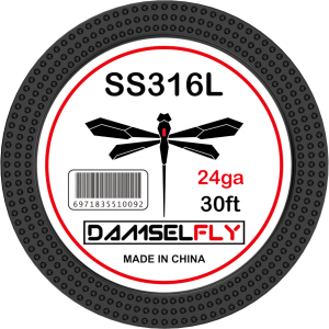 Damselfly SS316L Clapton Wire 24GA 0.5mm