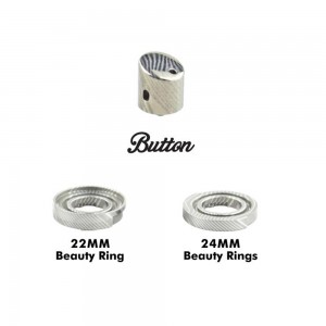 BP MODS Damascus Button/Beauty Ring