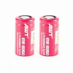 AWT 18350 850mAh 10.5A Vape Battery