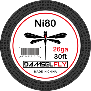 DAMSELFLY Ni80 Fused Clapton 26GA 0.4mm 30ft