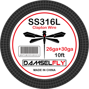 Damselfly SS316L Clapton Wire 26GA+30GA 