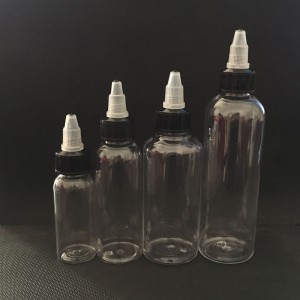 E-Juice Tip Bottle PET Material with Pressure Cap