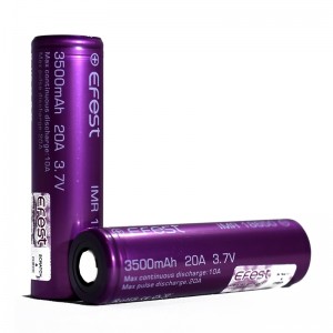 Efest 18650 3500mAh Flat Top Purple 20A 3.7V IMR Battery