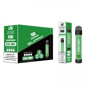 Hugo Vapor Supro RGB 1500Puffs Disposable Kit 10pcs