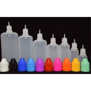 Bottle PE Material with Tamper Evident Childproof Cap 10pcs