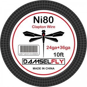 Damselfly Fused Clapton Wire 24GA+36GA 