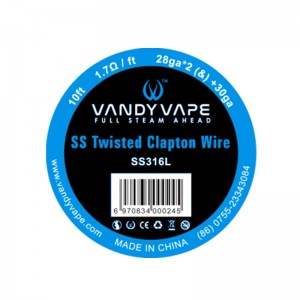 Vandy Vape SS Twisted Clapton Wire SS316L