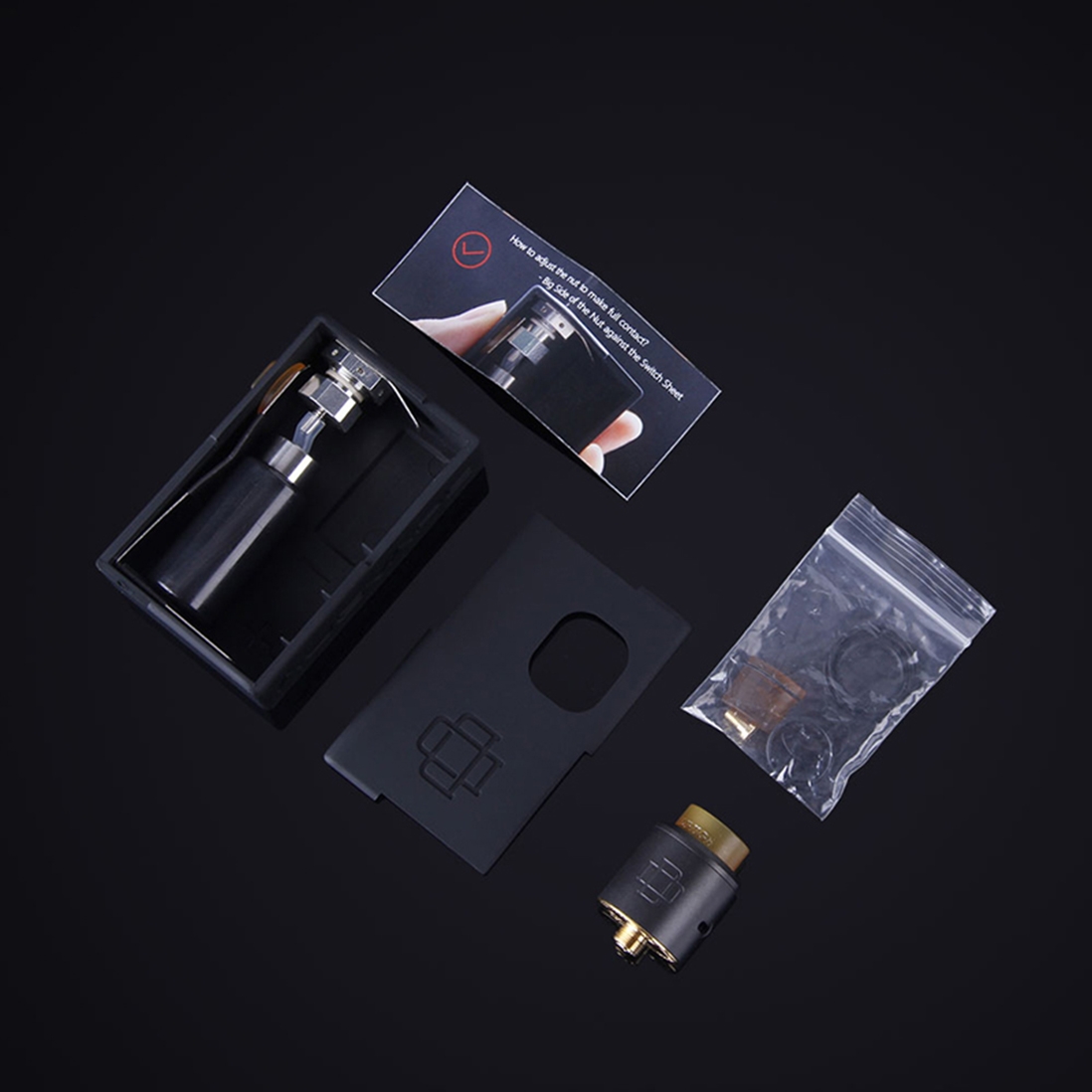 AUGVAPE Druga 22 Squonk Kit Packing List