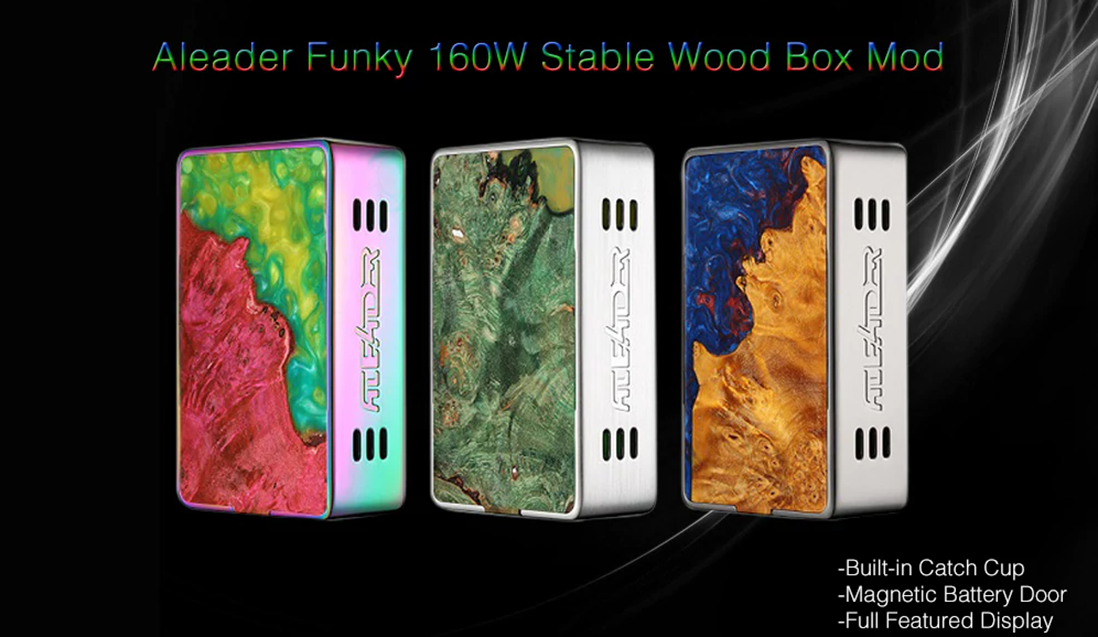 Aleader Funky 160W Stable Wood Box Mod