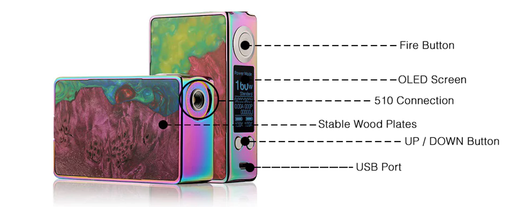 Aleader Funky 160W Stable Wood Box Mod Introduction