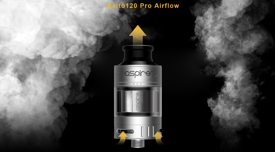 Aspire Cleito 120 Pro Tank Airflow Aspire Cleito 120 Pro Tank Airflow