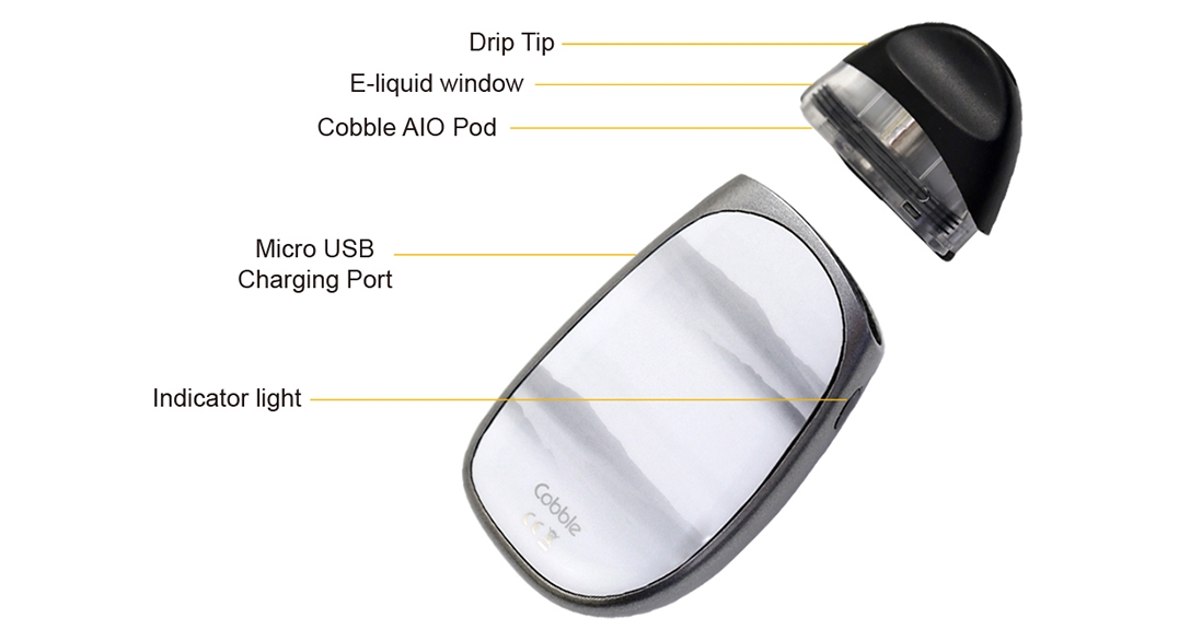 Aspire Cobble AIO Exploded View