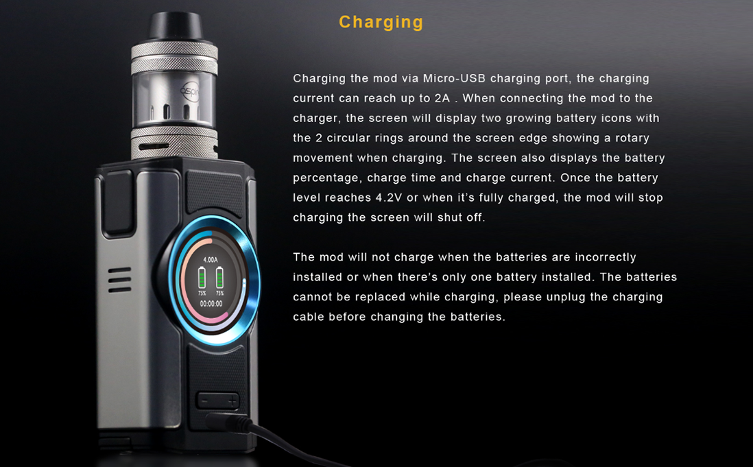 Aspire Dynamo Charging