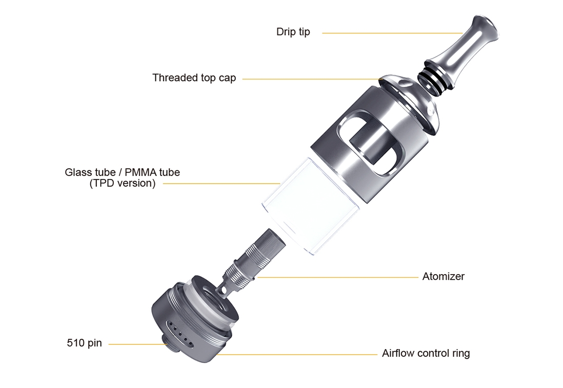 Aspire Nautilus 2S Tank Components