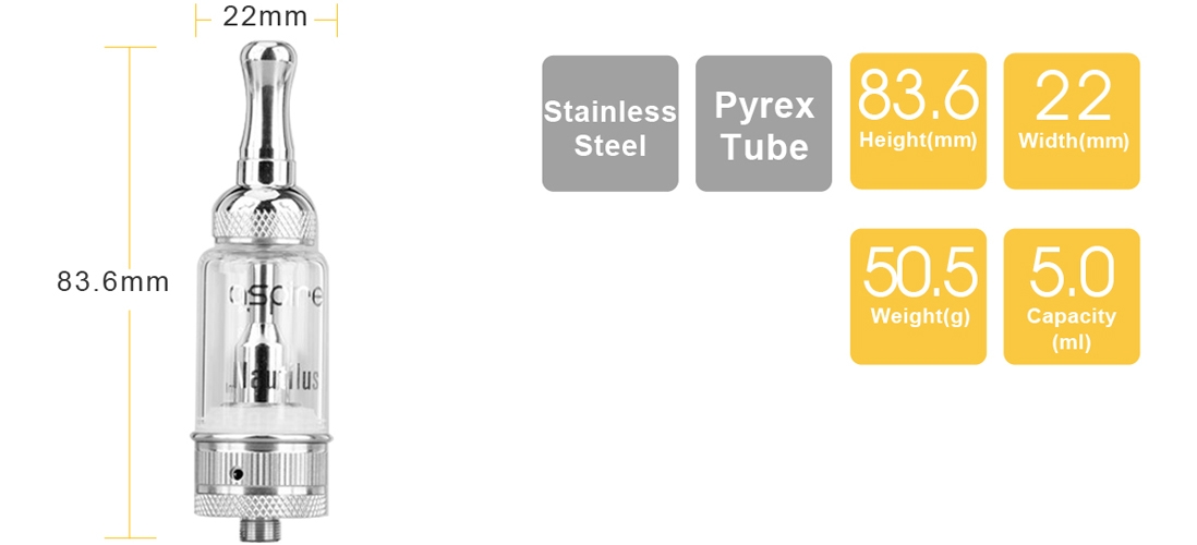 Aspire Nautilus Atomizer parameter
