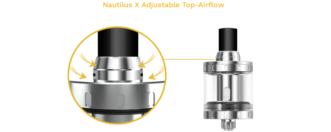 Aspire Nautilus X Tank features