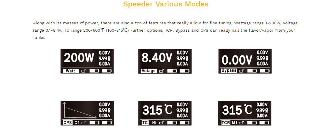 Aspire Speeder mod 2