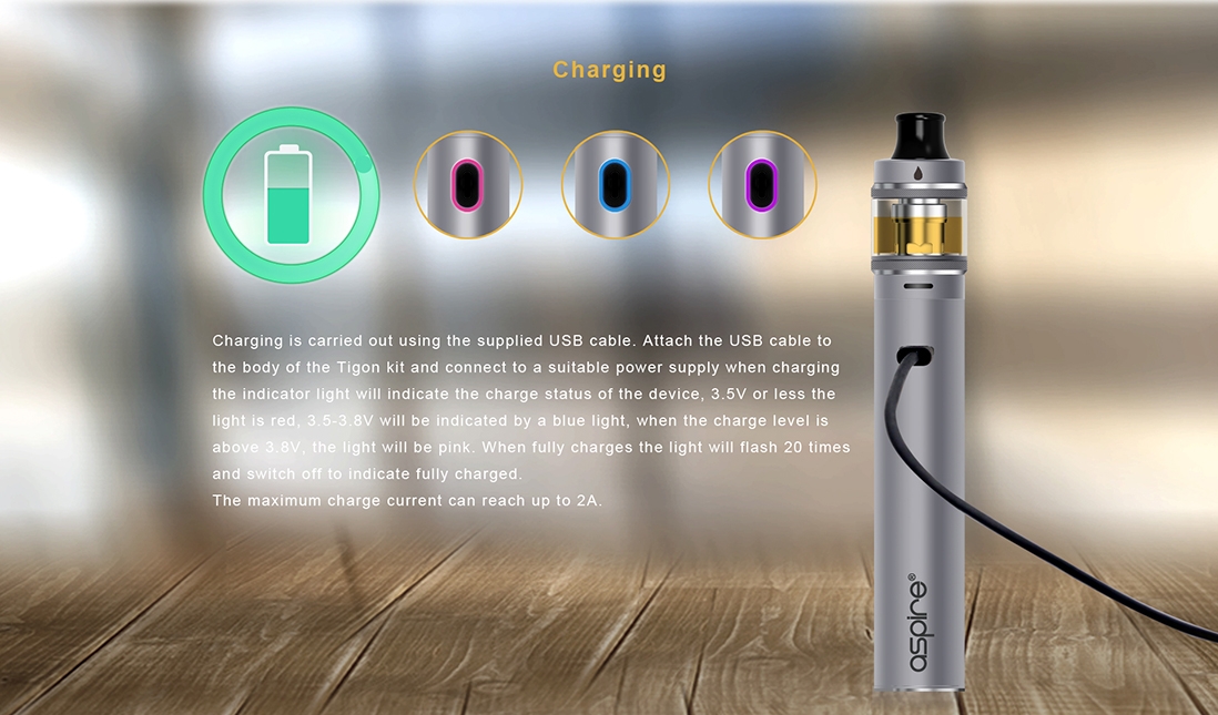 Aspire Tigon Charging