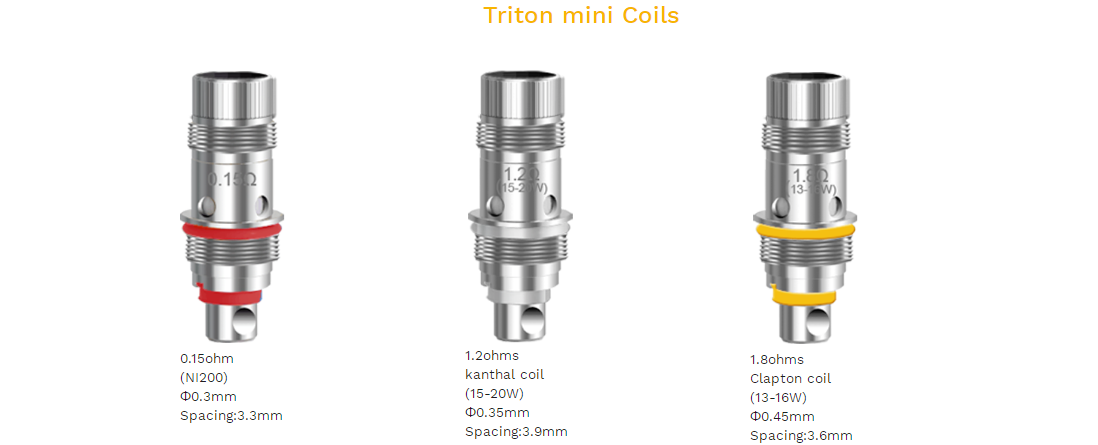 Aspire Triton Mini Tank features