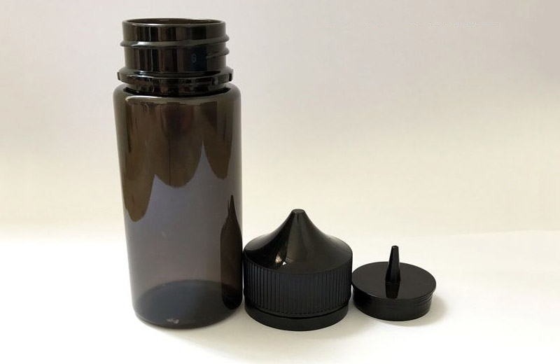 Black PET E-juice Gorilla Bottle with Tamper Evident Childproof Cap 4