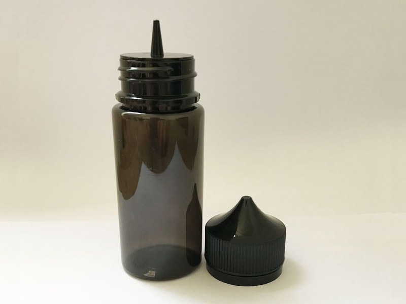 Black PET E-juice Gorilla Bottle with Tamper Evident Childproof Cap 5