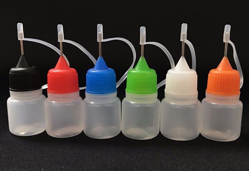 E-Juice Needle Tip Bottle PE Material with Pressure Cap 1