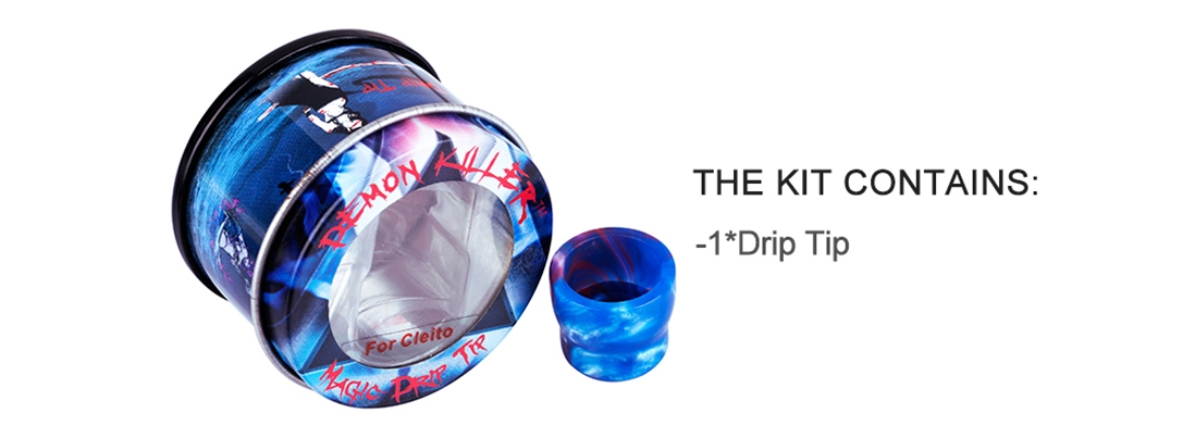 Demon Killer Cleito Resin Drip Tip Packing List