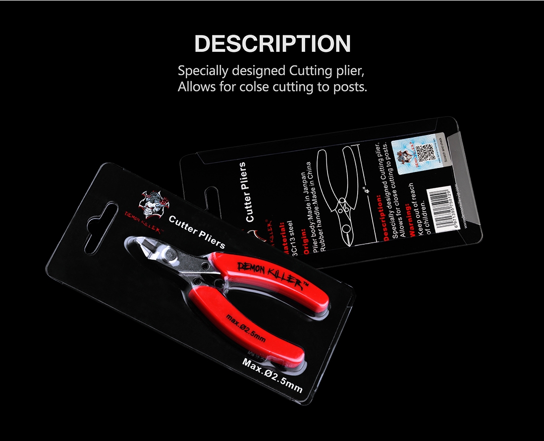 Demon Killer Cutter Pliers Features