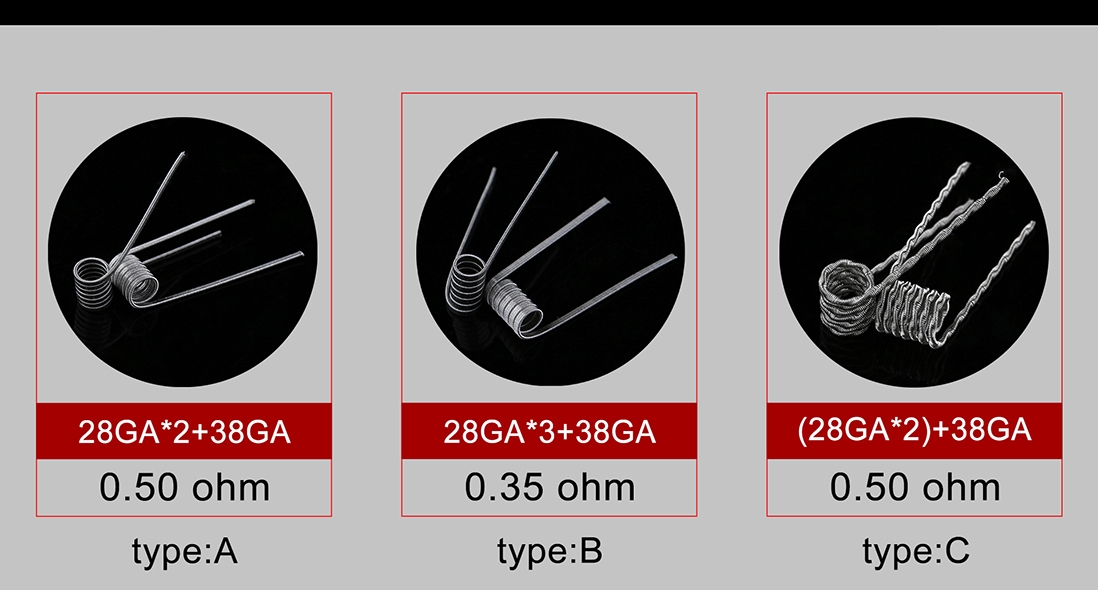 Demon Killer Flame Coil 6 In 1 Kit 316L Features