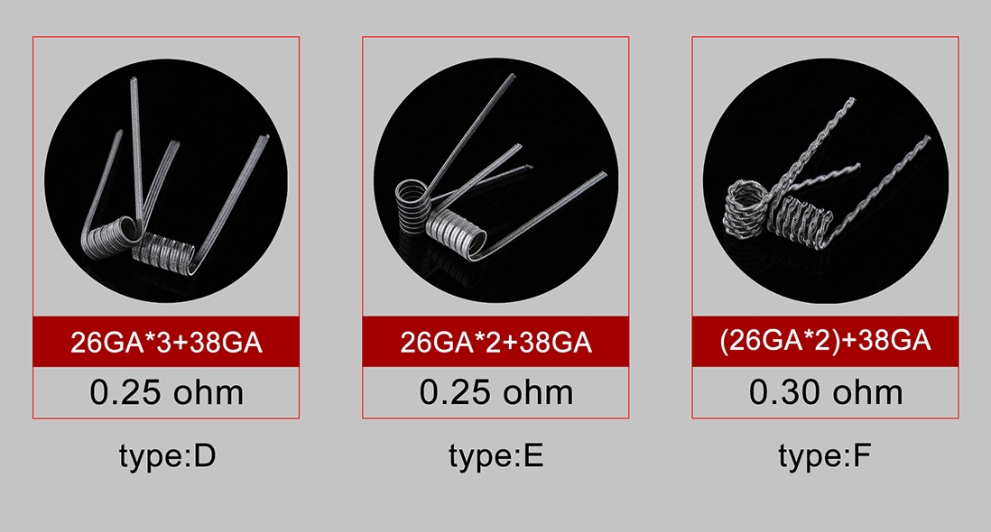 Demon Killer Flame Coil 6 In 1 Kit 316L Features