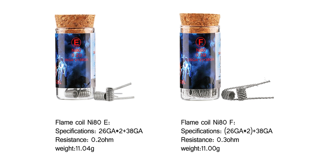 Demon Killer Flame Coil Ni80 Features