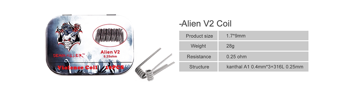 Demon Killer Violence Coil for Alien V2 Parameter