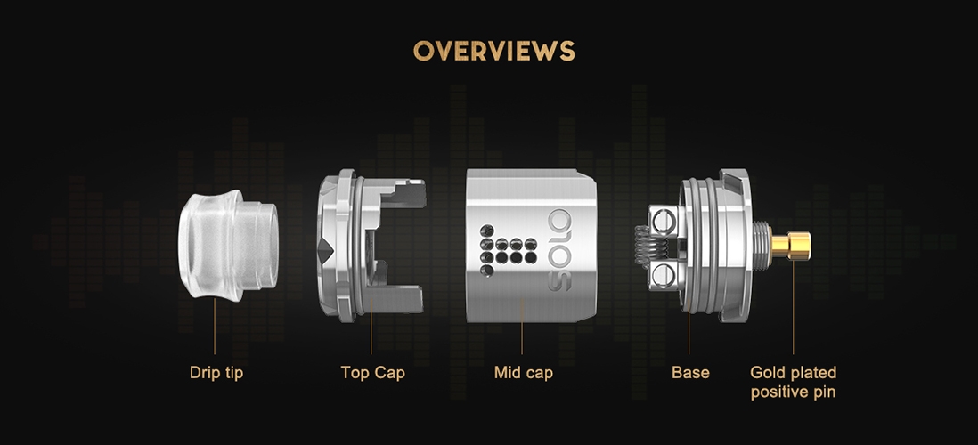 Digiflavor Drop Solo RDA Atomizer Overviews