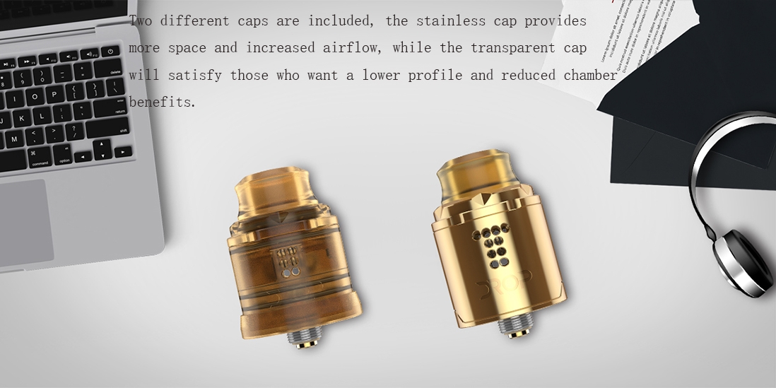 Digiflavor Drop Solo RDA Atomizer Features