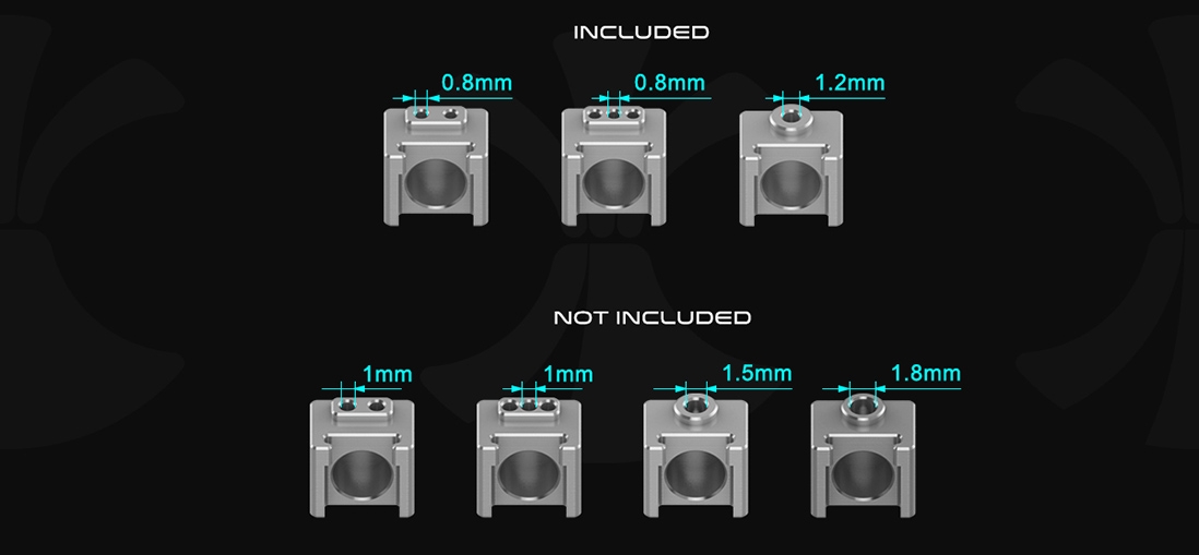 Digiflavor ETNA MTL RDA Airflow Modules Digiflavor ETNA MTL RDA Airflow Modules