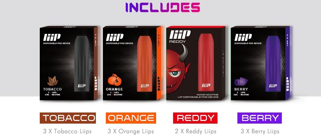 Digiflavor Liip Disposable Pod Kit package