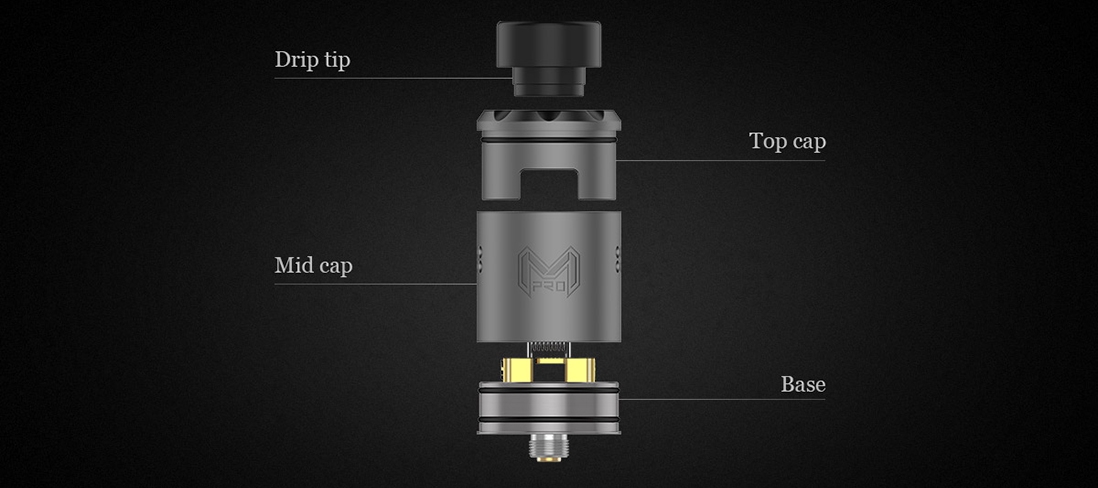 Digiflavor Mesh Pro RDA Rebuildable Atomizer Structure
