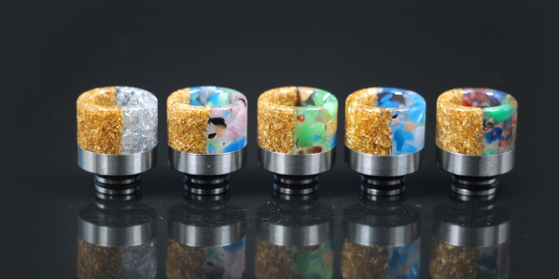 510 Half Dollar Stainless Steel Drip Tip 2