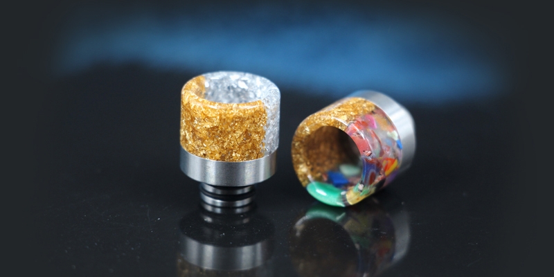 510 Half Dollar Stainless Steel Drip Tip 1