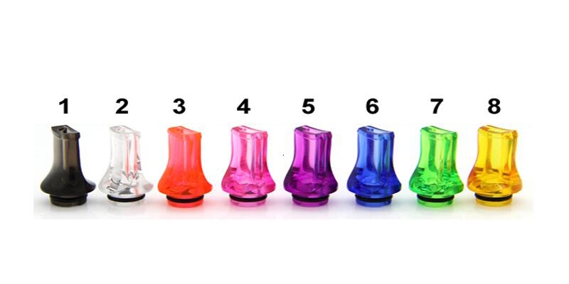 510 Plastic Flat Mouth Drip Tip