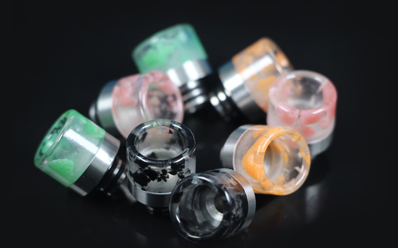 510 Stainless Steel Luminous Resin Drip Tip 3