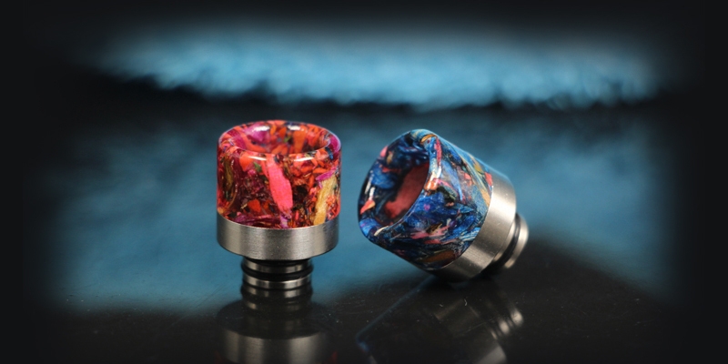 510 Stainless Steel Stable Wood Resin Drip Tip 1