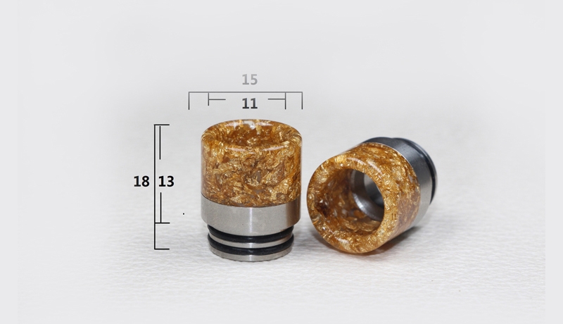 810 Dollar+SS Resin Drip Tip