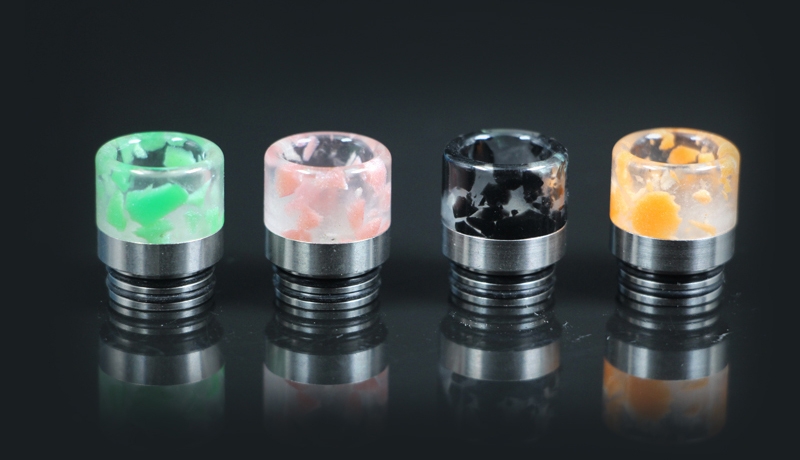 810 Luminous Resin Stainless Steel Drip Tip