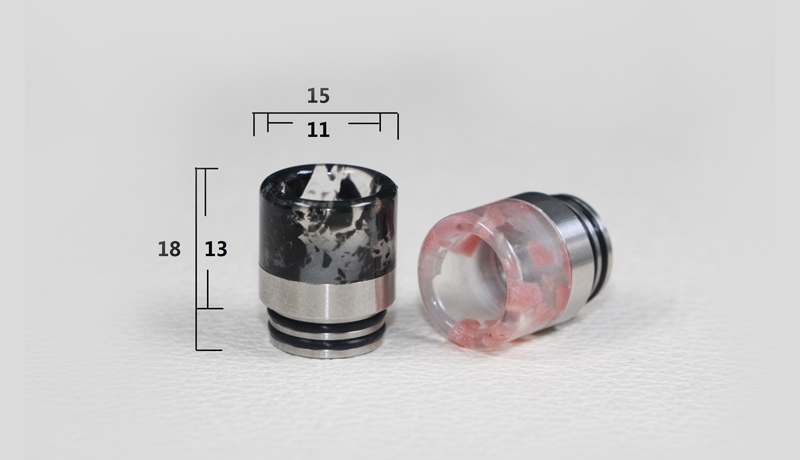 810 Luminous Resin Stainless Steel Drip Tip 810 Luminous Resin Stainless Steel Drip Tip