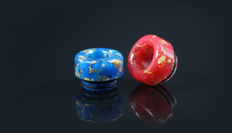 810 Thread Round Style Starry Sky Drip Tip 