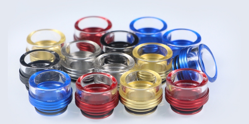 810 Wide Bore Glass Drip Tip