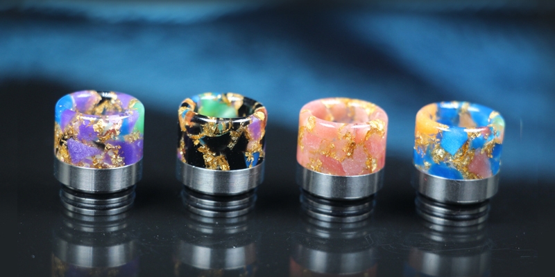 810 Wide Bore Stainless Steel & Star Colored Drip Tip
